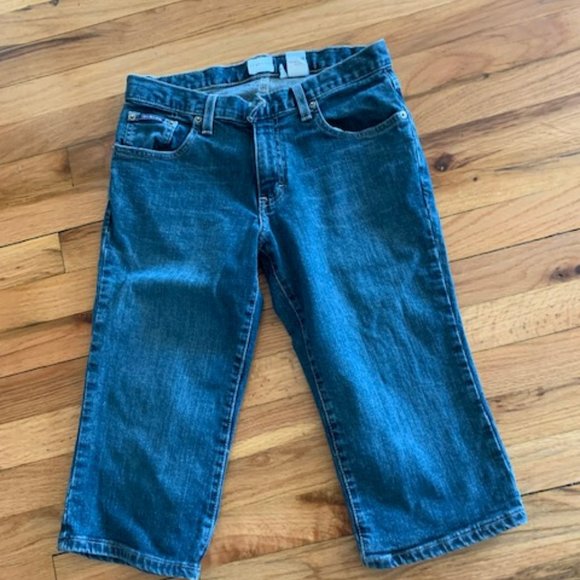 calvin klein denim capri jeans size2 - Picture 1 of 5